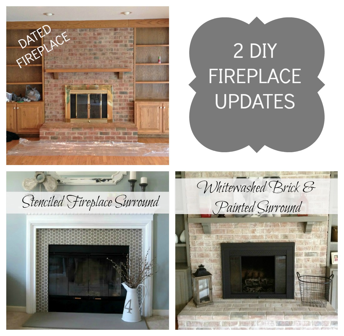 The fireplace was refaced in